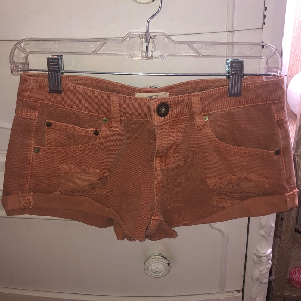 O’neill Pink/Orange Denim Shorts